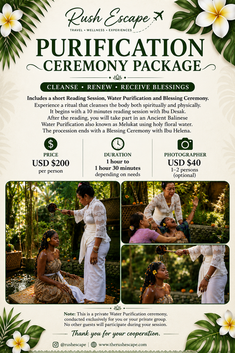 Bali Purification Ceremony