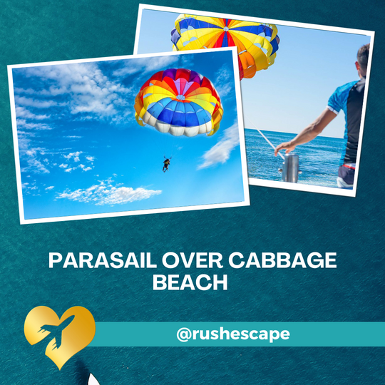 Parasail Over Cabbage Beach