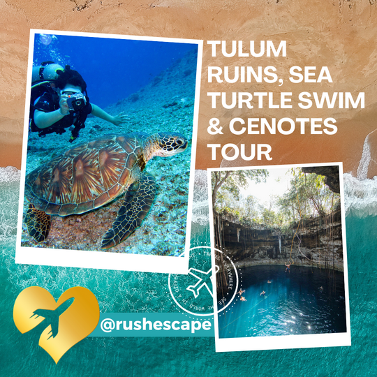 Cancun/Riviera Maya: Tulum Ruins, Sea Turtle Swim & Cenotes