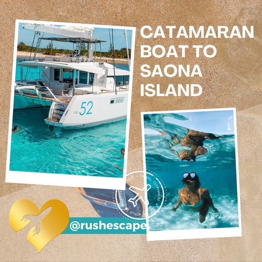 Punta Cana Catamaran Boat To Saona Island With Buffet Lunch