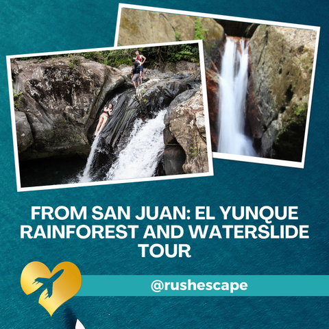 Rainforest River, Waterslide & Beach Adventure in Puerto Rico